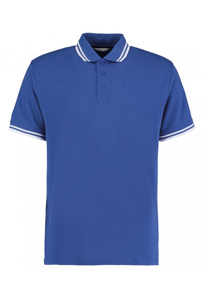 KK409 Kustom Kit Tipped collar polo (Small to 3XLarge) 11 COLOURS