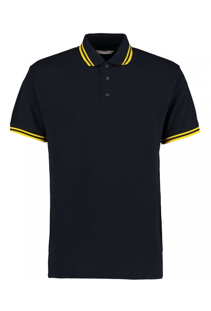 KK409 Kustom Kit Tipped collar polo (Small to 3XLarge) 11 COLOURS