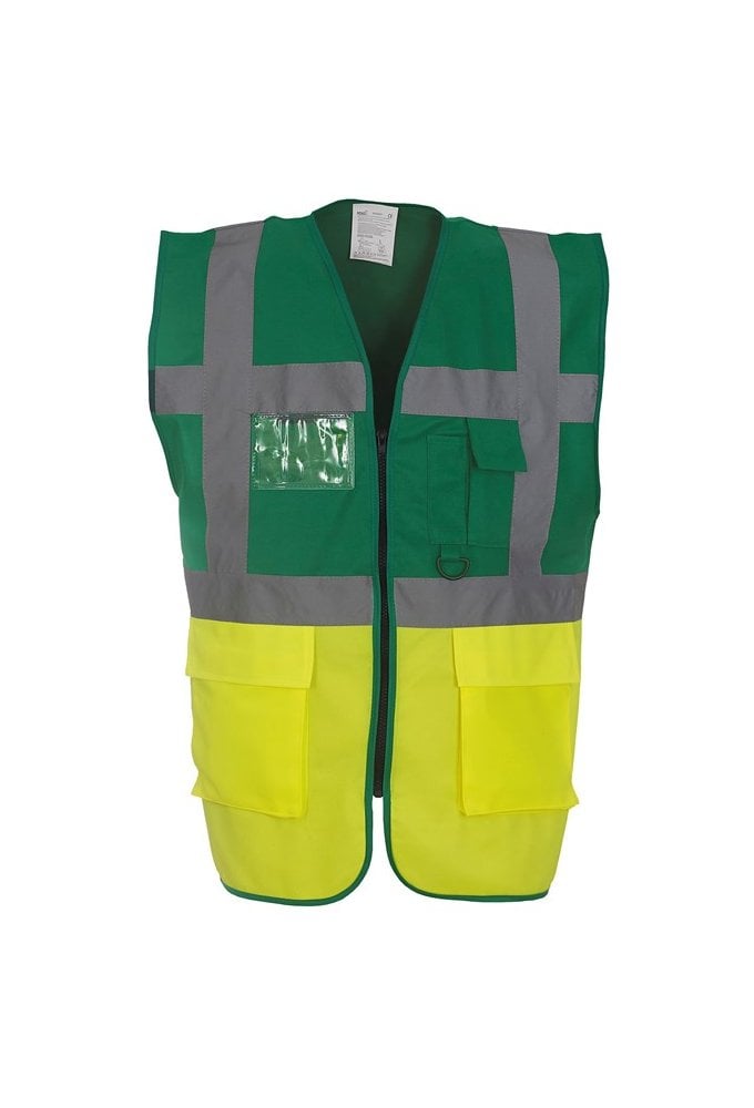 YK002  Executive Hivis Waistcoat (Small to 3XLarge) 25 COLOURS