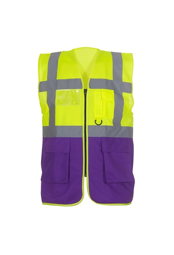 YK002  Executive Hivis Waistcoat (Small to 3XLarge) 25 COLOURS