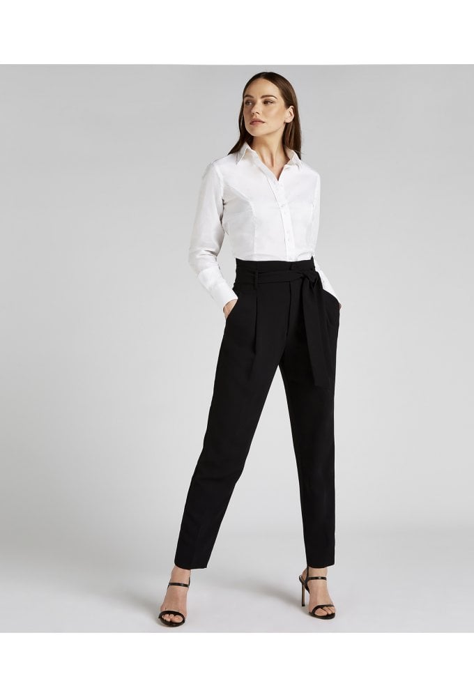 KK388 Womens City Business Long Sleeved Blouse  (Size 8 To 20)  2 COLOURS