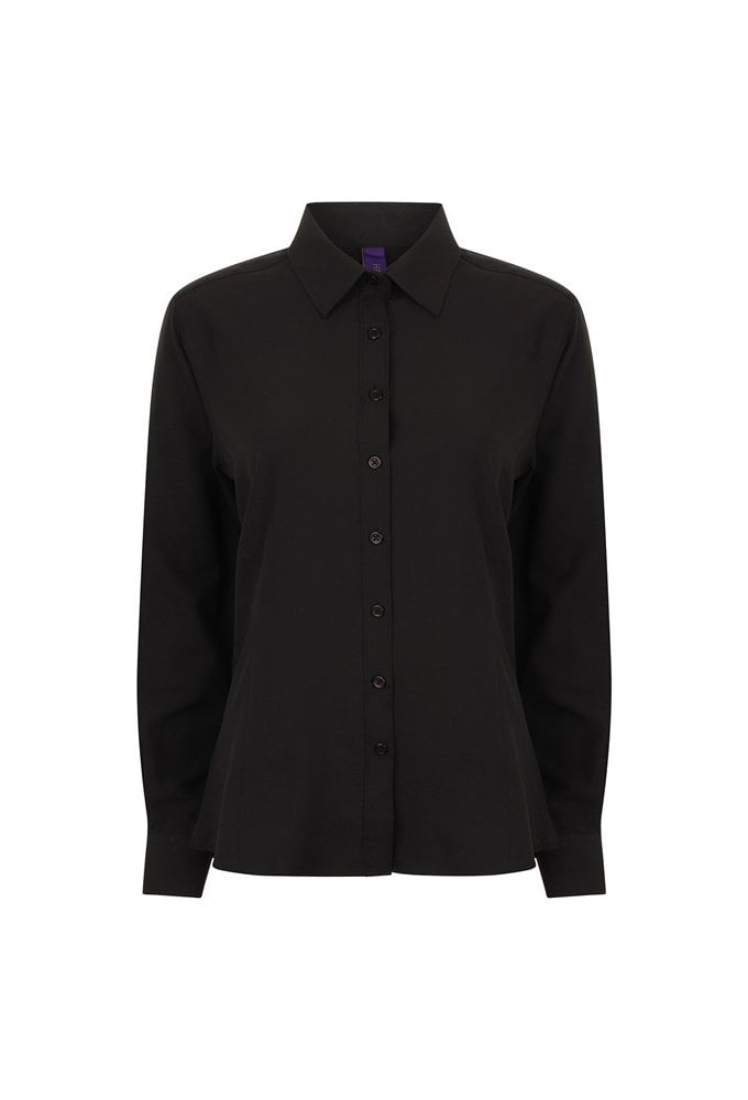 HB591 Womens Wicked Anti-Bacterial Long Sleeved Shirt  (XS To 4XL)  5 COLOURS