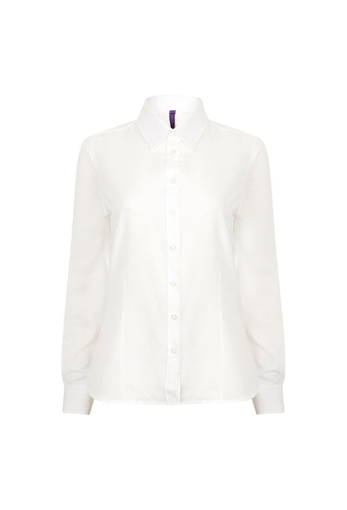 HB591 Womens Wicked Anti-Bacterial Long Sleeved Shirt  (XS To 4XL)  5 COLOURS