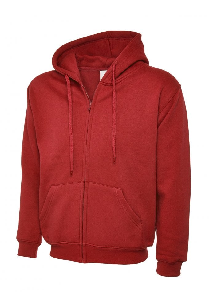 Uneek UC504 Classic Full Zip Hooded SweatShirt 50/50 pollycotton (Xsmall to 3Xlarge) 12 COLOURS