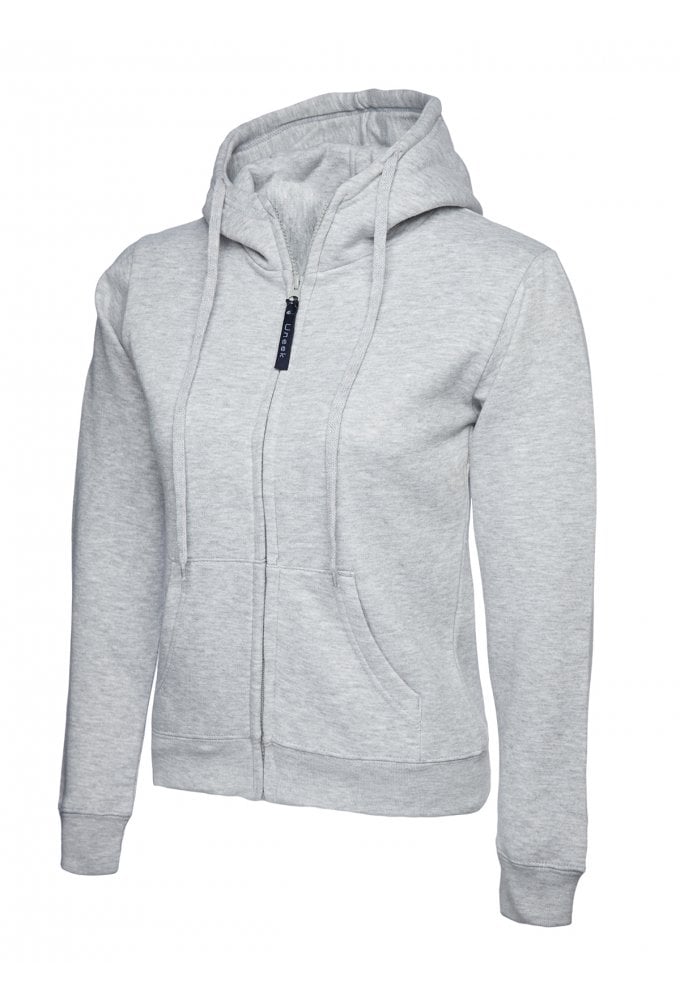 UC505 Ladies Classic Full Zip Hooded SweatShirt (XSmall to 3Xlarge) 11 COLOURS