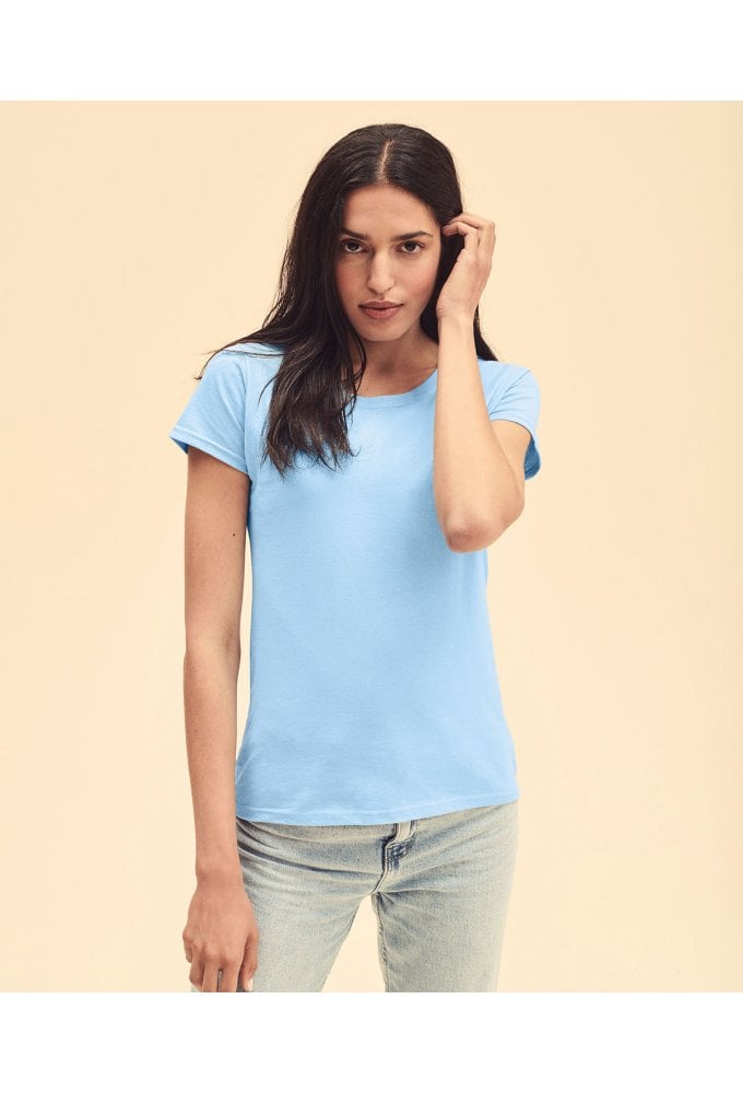 SS050 Ladies-Fit ValueWeight T-Shirt (XSmall To 2XL) 14 Colours