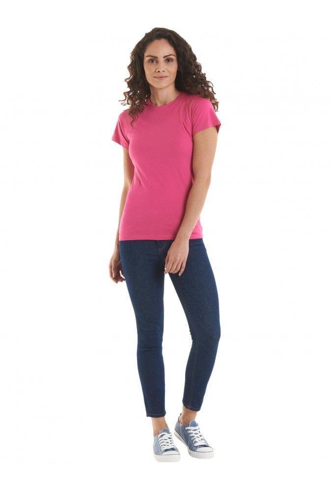 UC318 Ladies Classic Crew Neck T-Shirt (Xsmall to 2Xlarge) 11 COLOURS