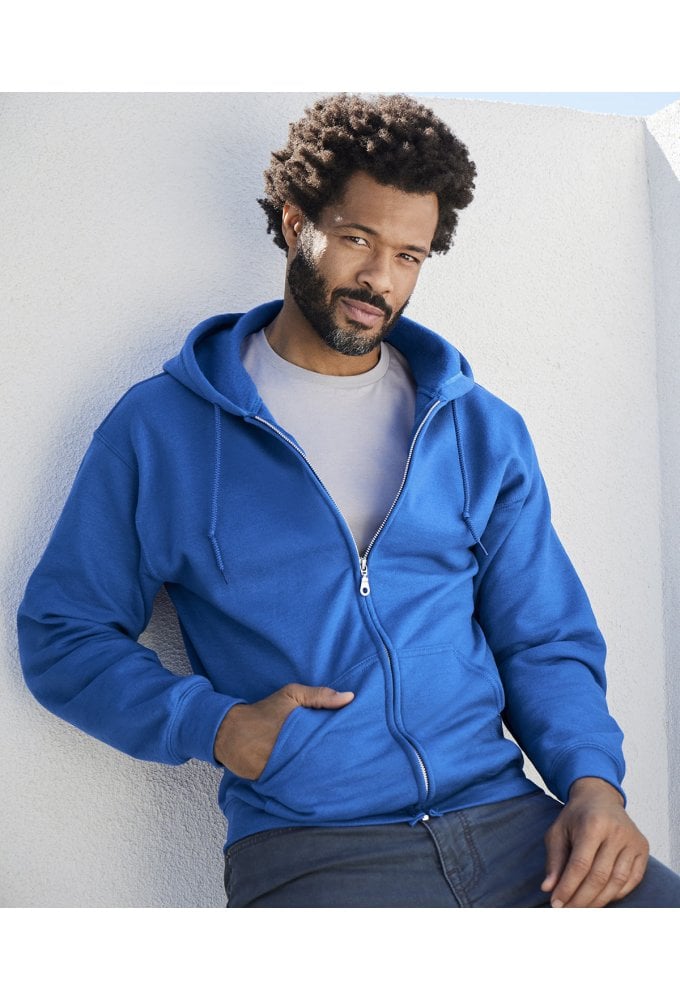 GD058 Heavy Blend Full Zip Hooded Sweatshirt (Small  to 5Xlarge)  12 COLOURS