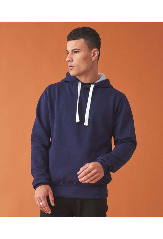 JH100 Heavy Weight Contrast Hoodie (Xsmall to 2XLarge) 4 COLOURS