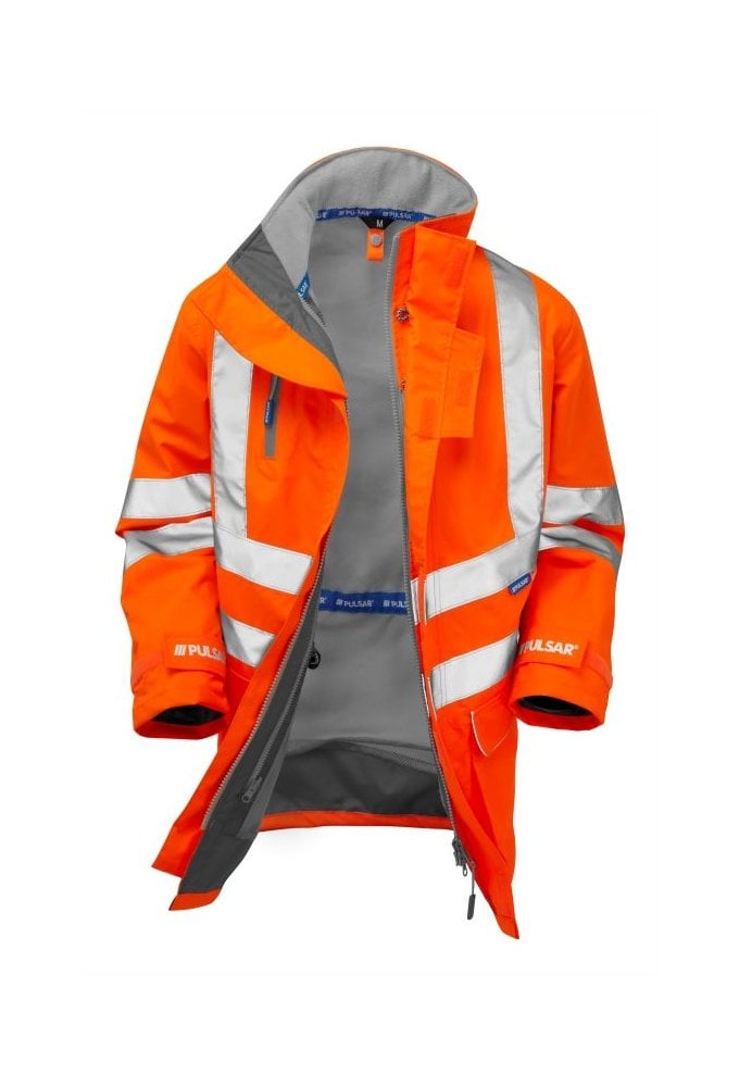 PR499-ORG Pulsar PR499 PULSAR® Rail Spec Unlined Storm Coat XS-7XL RIS-3279