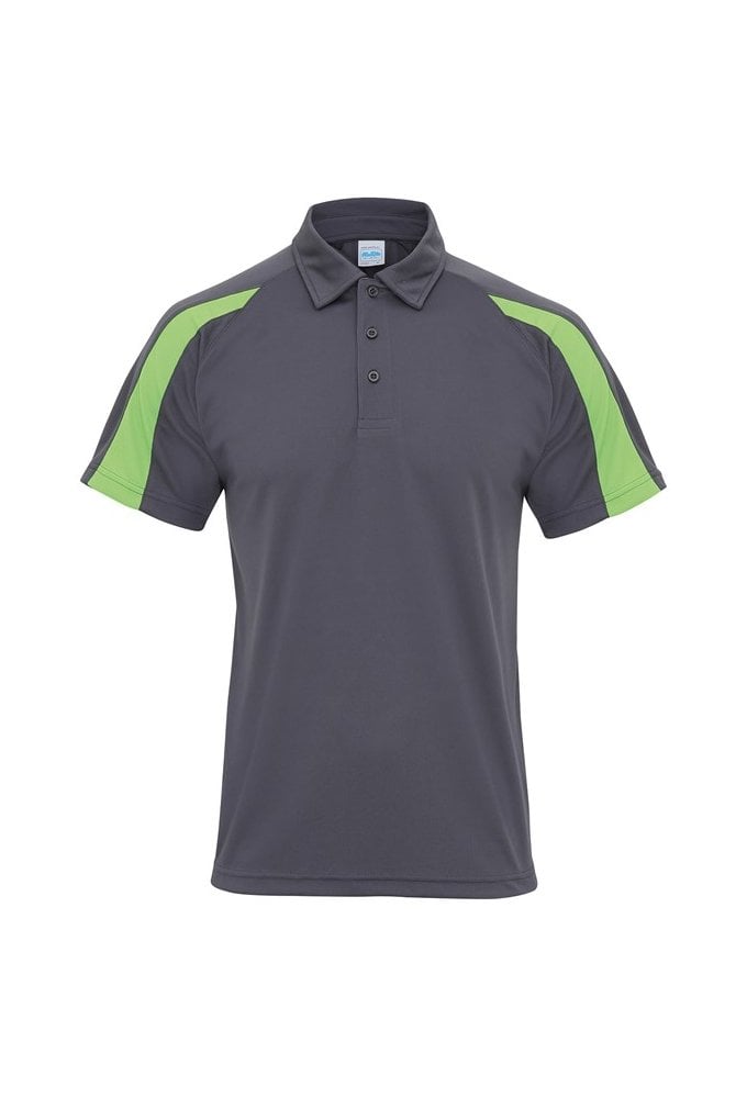 JC043 Contrast Cool Polo (Small To 2XL) 8 COLOURS