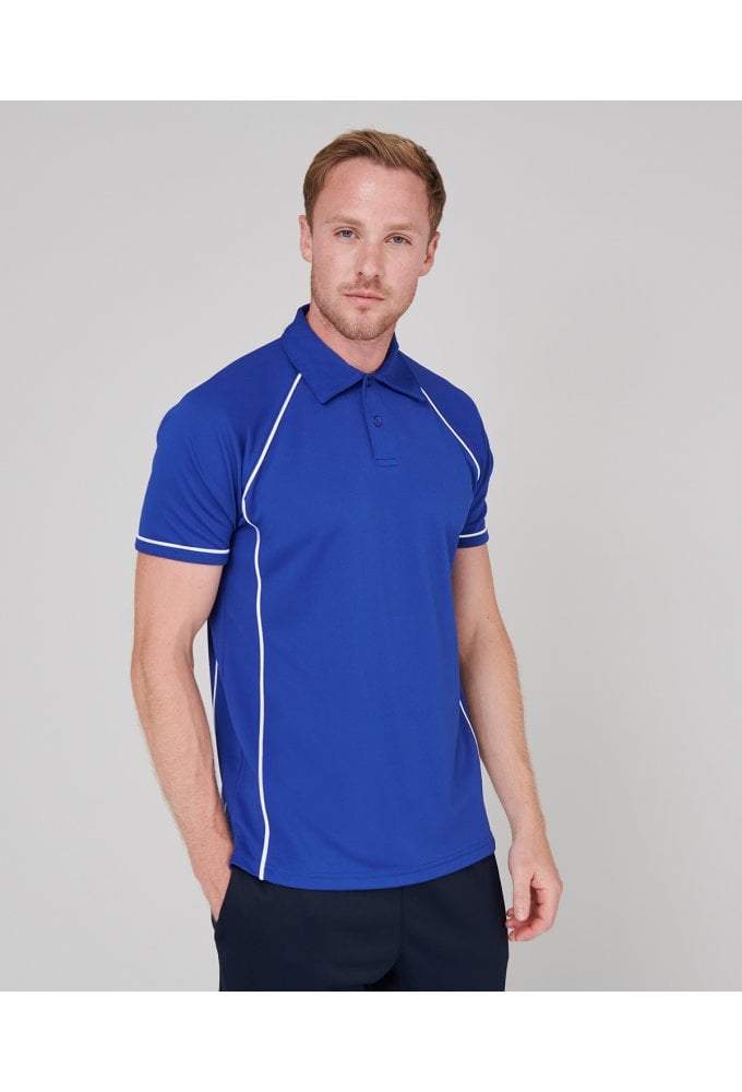 LV370 Piped Performance Polo  (XS to 3XLarge)  11 COLOURS