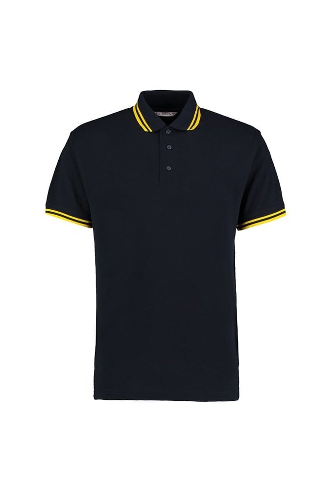 KK409 Kustom Kit Tipped collar polo (Small to 3XLarge) 11 COLOURS