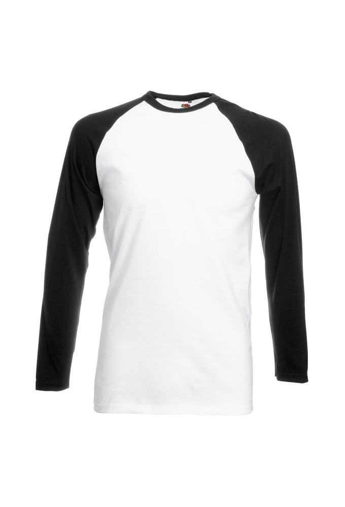 SS028 Long Sleeved BaseBall T-Shirt (Small To 2XL) 4 COLOURS