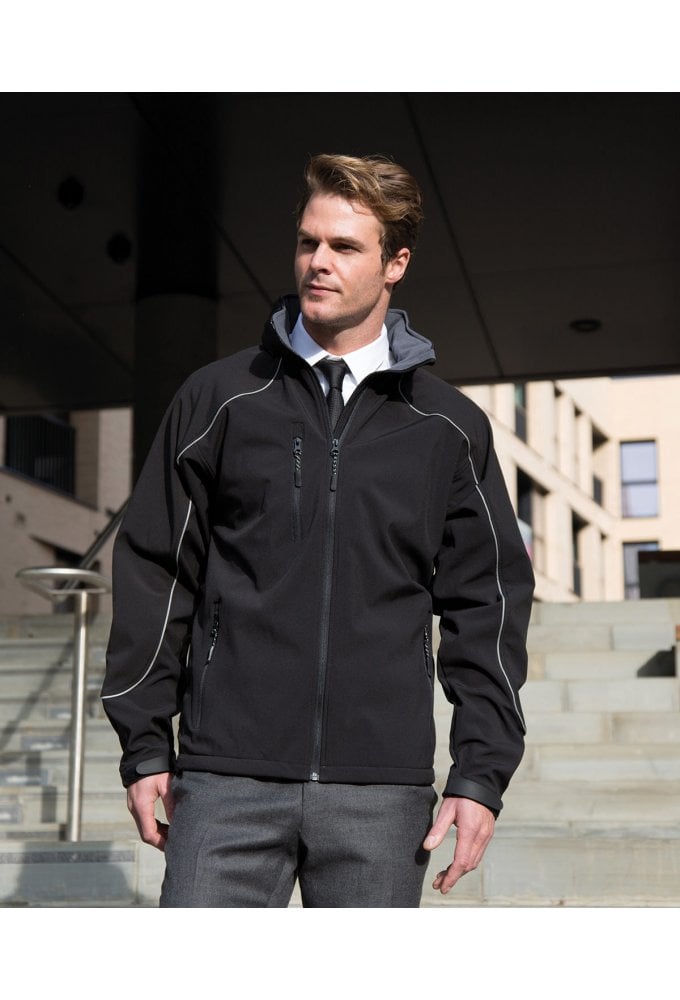 R118A Hooded Softshell Jacket (Xsmall to 3XLarge) 4 COLOURS