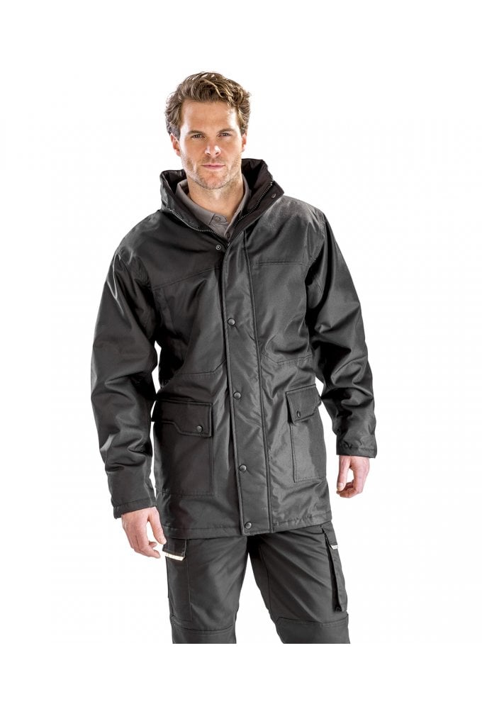 R307F Ladies Fit Platinum Managers Jacket (XSmall to XLarge) SINGLE COLOUR BLACK