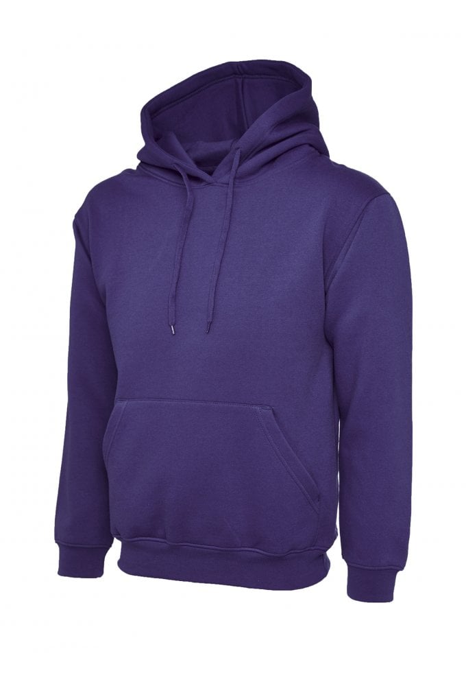 UC502 Classic Hooded SweatShirt 50/50 Polycotton (Xsmall to 4Xlarge) 22 Colours