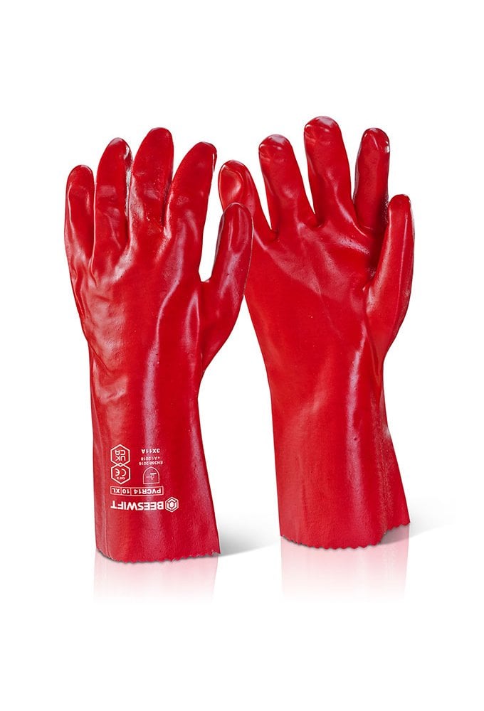 PVCNR11 Beeswift PVC Gauntlet  Size 11 inch  PACK SIZE 10 PAIRS