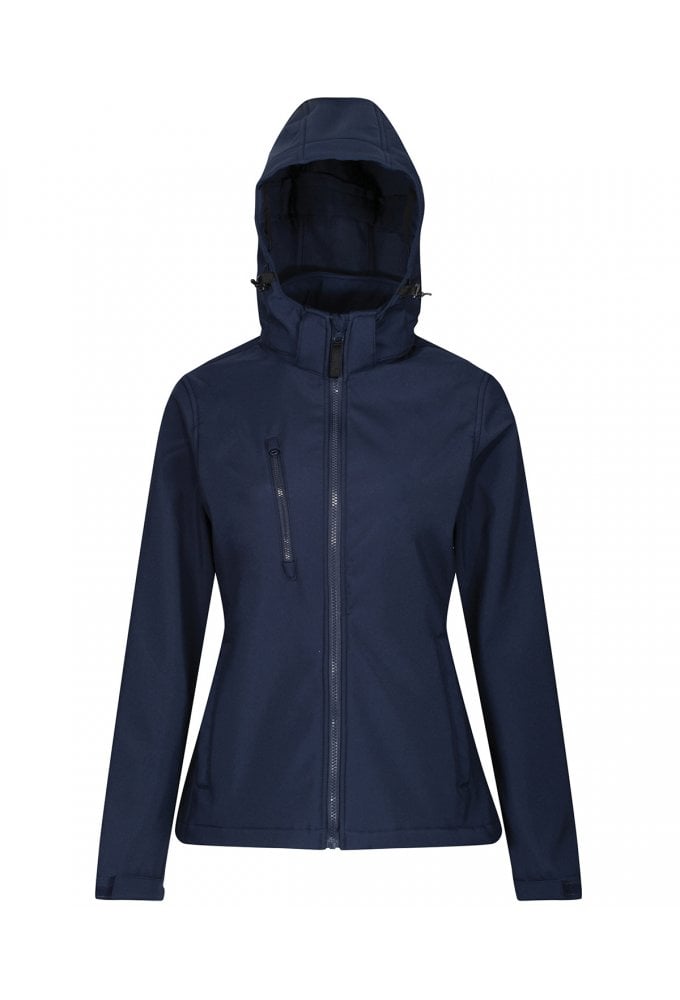 RG153 Regatta Women's venturer 3-layer hooded softshell jacket Sizes 8-20 (6 COLOURS)