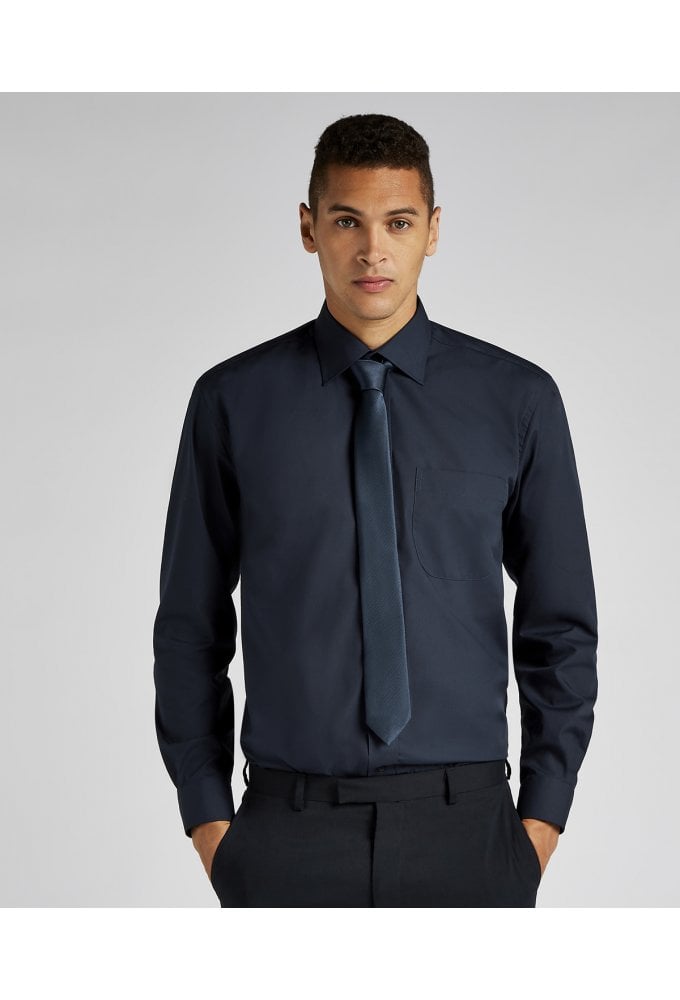 KK104 Long Sleeved Business Shirt  (Collar Size  14.5 To 19.5)  4  COLOURS