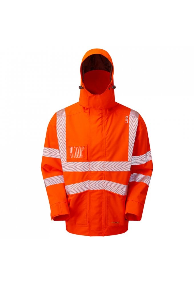 J05 Dartmoor ISO 20471 Class 3 EcoViz 10K Breathable Bomber Jacket Orange (SMALL-6XL)