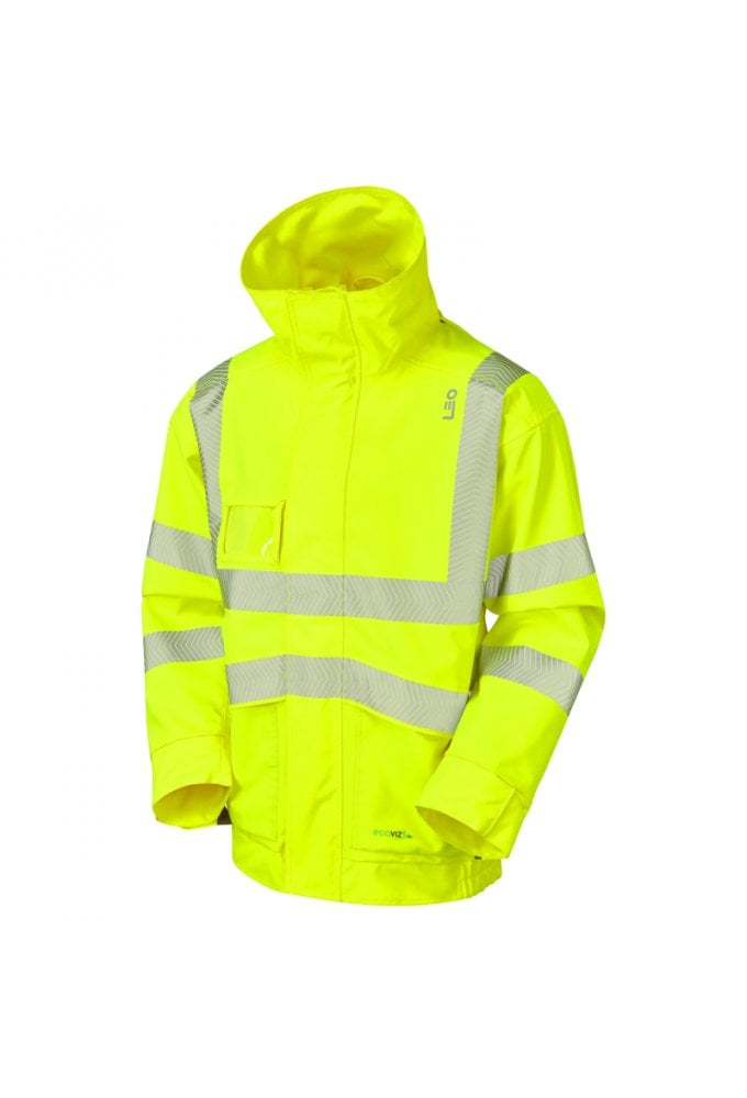 J05 Dartmoor ISO 20471 Class 3 EcoViz 10K Breathable Bomber Jacket Yellow (SMALL-6XL)
