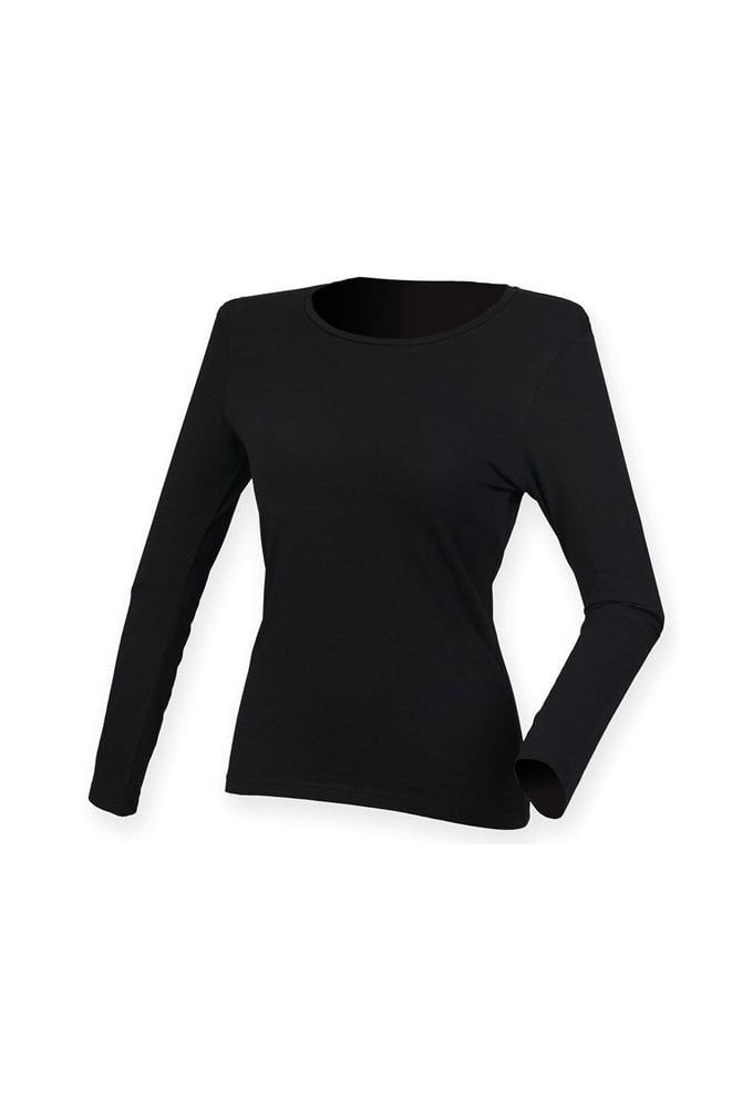 SK124 - Women's feel good long sleeved stretch t-shirt