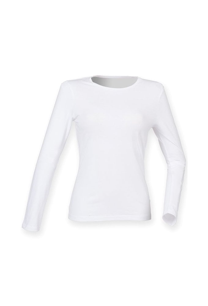 SK124 - Women's feel good long sleeved stretch t-shirt
