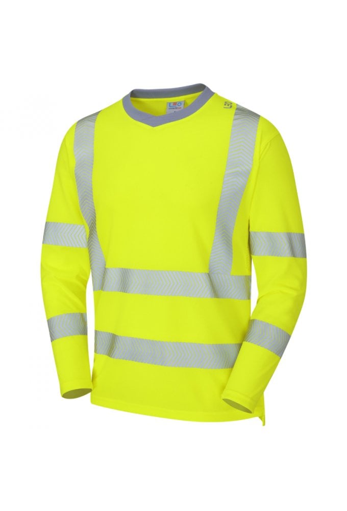 T08 Class 3 Coolviz Plus Sleeved T-Shirt Yellow (Small to 6XLarge)