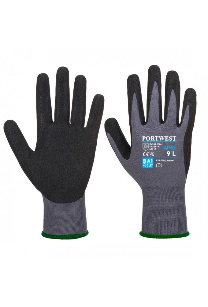 AP62 - Dermiflex Waterproof Nitrile Aqua Glove (Size 7 to 12)