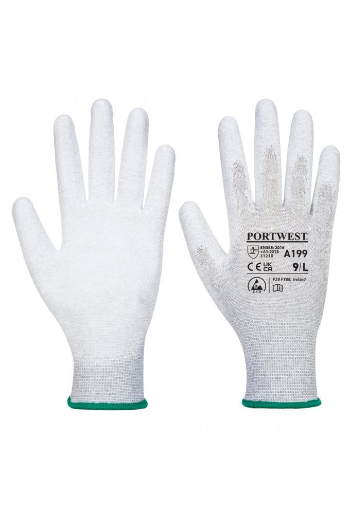 A199 - Antistatic PU Palm Glove (Size 5 to 11)
