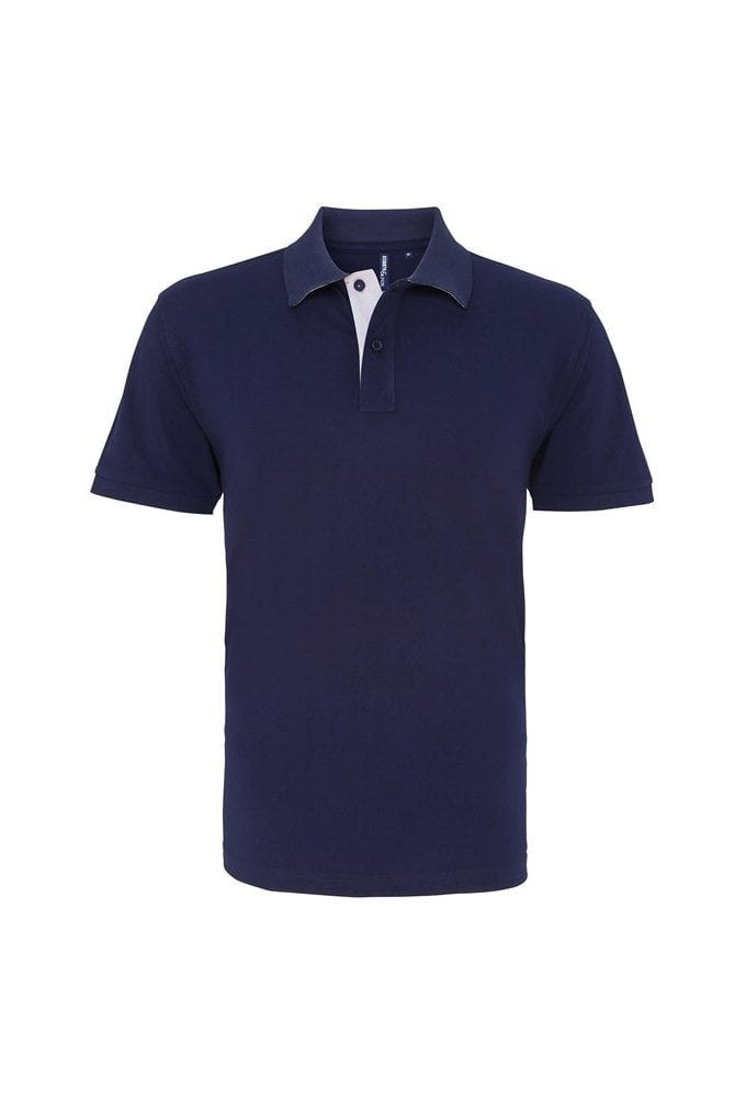AQ012 Classic Fit Contrast polo (Small to 3XLarge) 10 colours