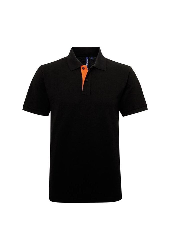 AQ012 Classic Fit Contrast polo (Small to 3XLarge) 10 colours