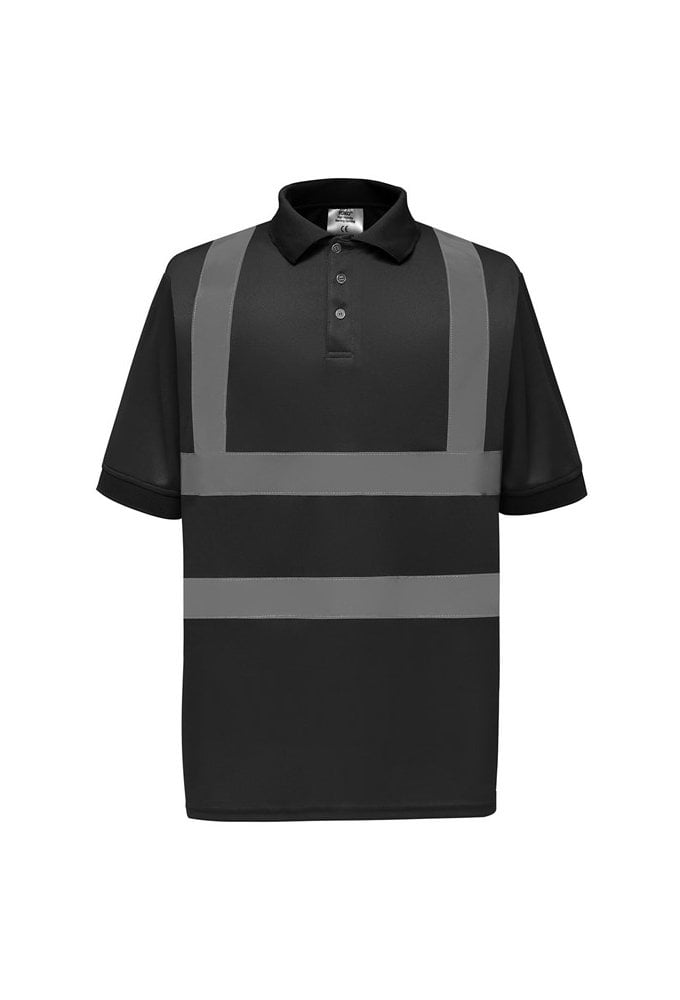 YK020 Hi-Vis Short Sleeved Polo (Small To 3XL)  4 COLOURS  RIS 3279 TOM In Orange