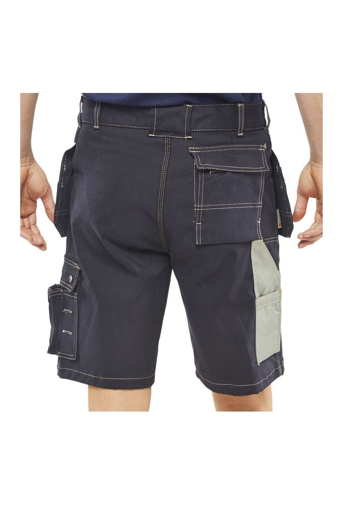 GMPSN Beeswift  Grantham Navy Multi Pocket Shorts