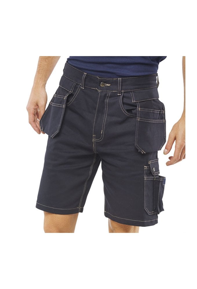 GMPSN Beeswift  Grantham Navy Multi Pocket Shorts