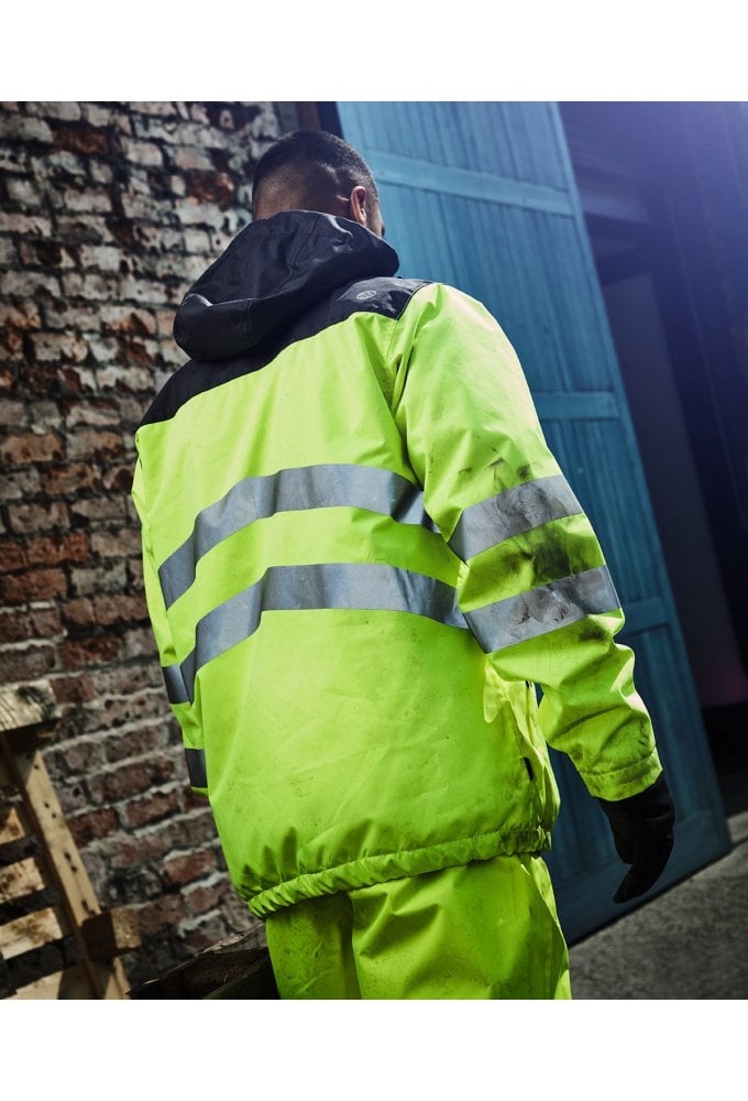 TT002 Regatta Tactical Hi Vis Overhead Bomber Jacket (Small to 3XLarge) 2 COLOURS