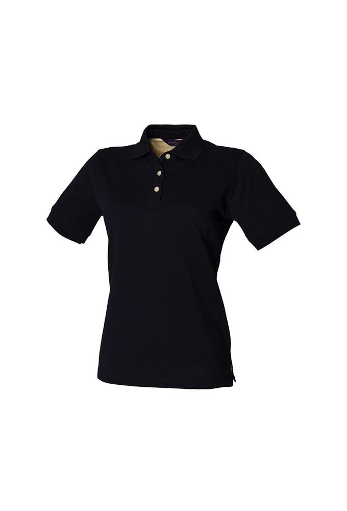 HB121 Henbury Women's classic cotton piquÃ© polo shirt (Size 10 to 18) 3 COLOURS