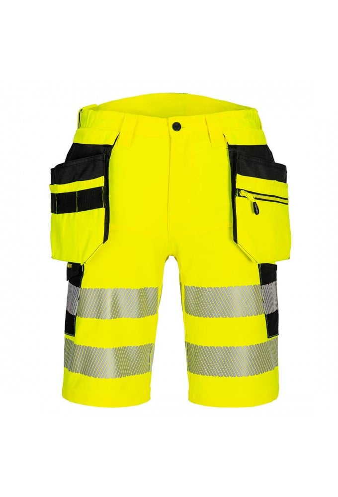 Portwest DX446 - DX4 Hi-Vis Holster Pocket Shorts Size 30-46 Waist (2 COLOURS)