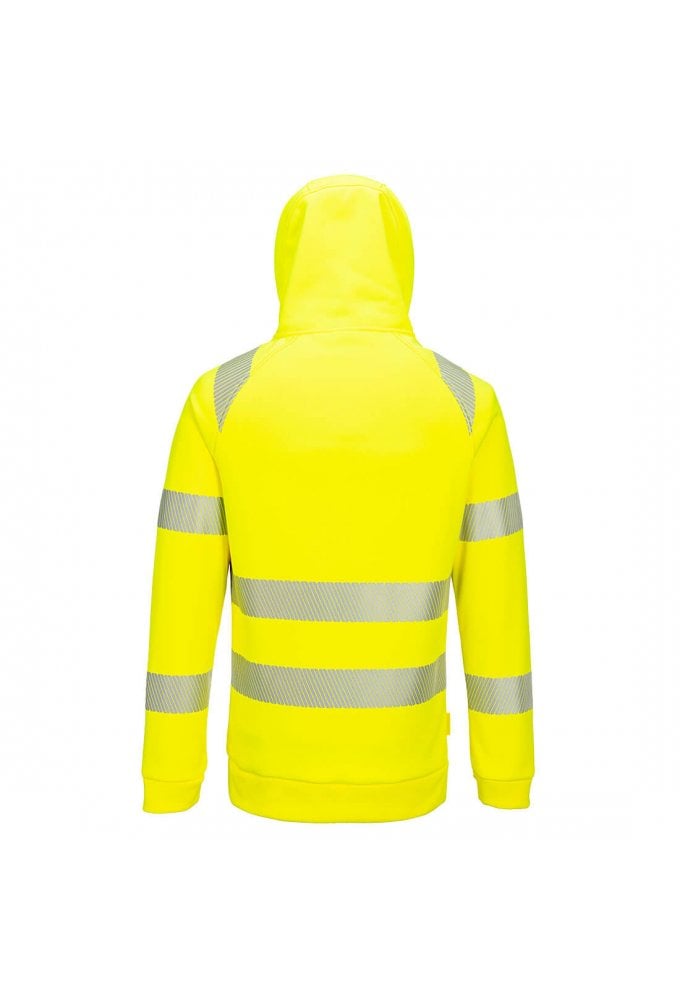 Portwest DX482 DX4 Hi-Vis 1/4 Zip Hoodie Size Small-5XL (2 COLOURS)