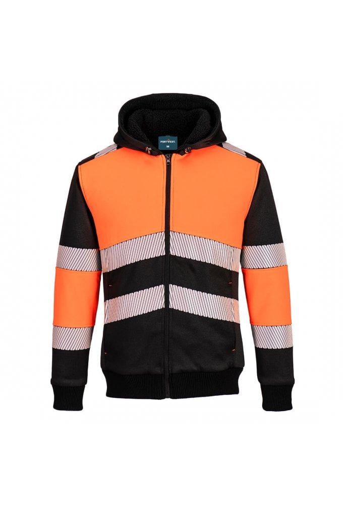 Portwest PW377 - PW3 Zipped Class 1 Winter Hoodie Size Small-4XL (2 COLOURS)