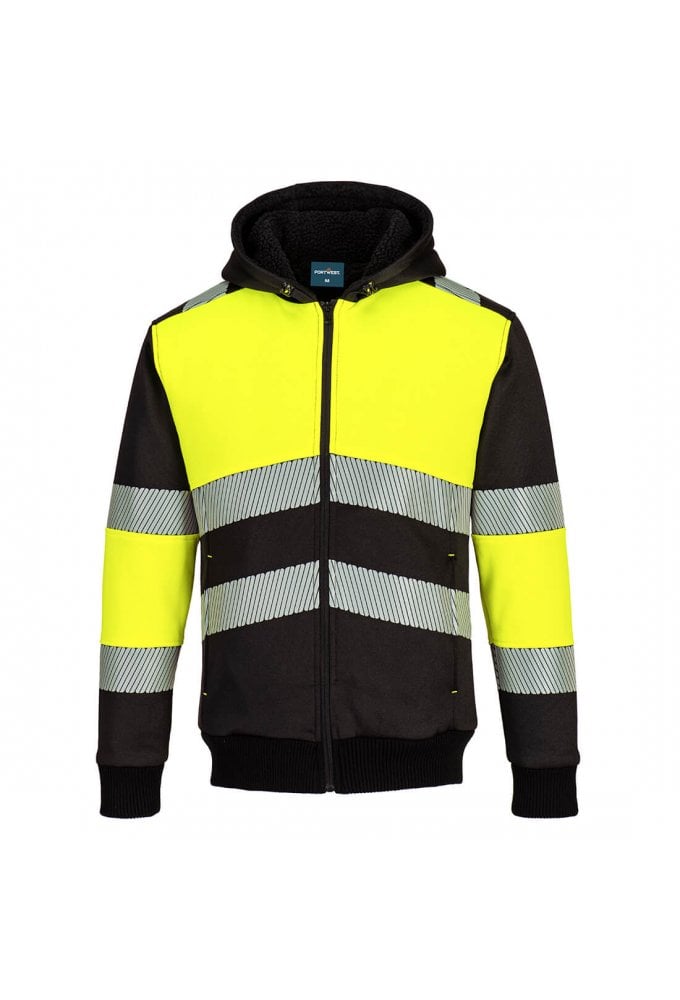 Portwest PW377 - PW3 Zipped Class 1 Winter Hoodie Size Small-4XL (2 COLOURS)