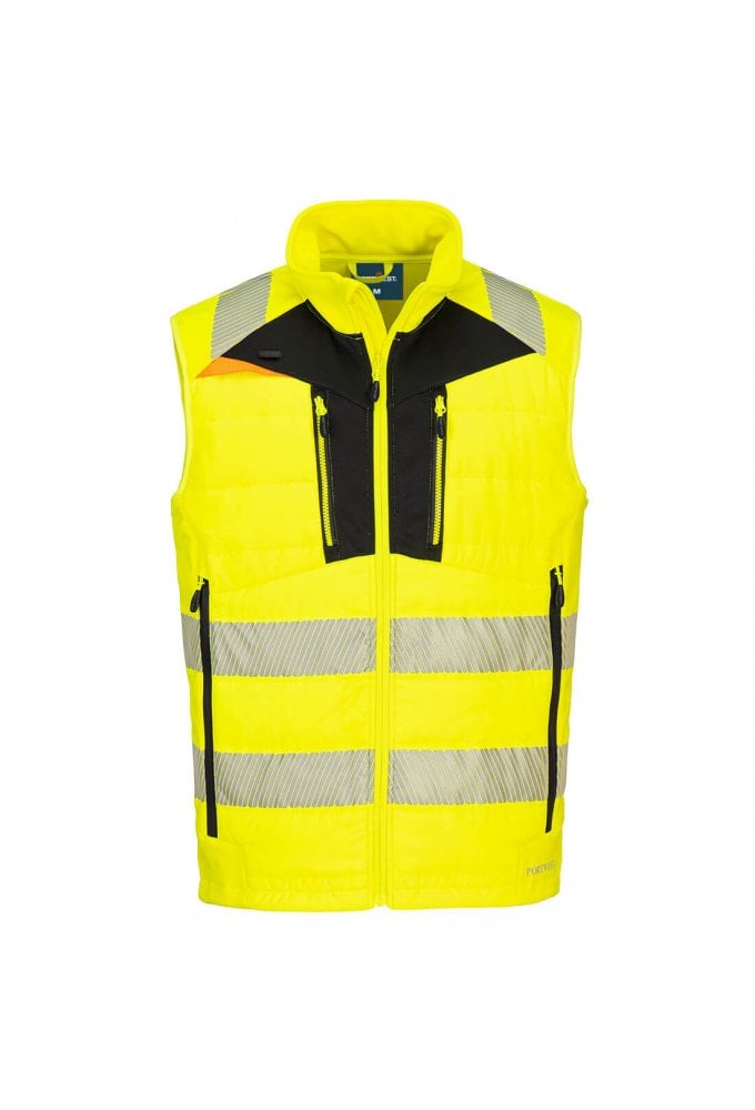 Portwest DX479 - DX4 Hi-Vis Hybrid Baffle Bodywarmer Size Small-4XL (2 COLOURS)