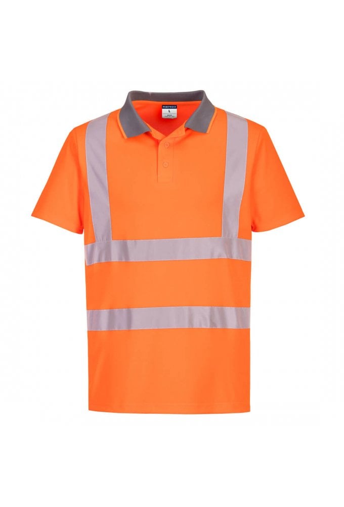 Portwest EC10 - Eco Hi-Vis Polo Shirt (6 Pack) Size Small-4XL (2 COLOURS)