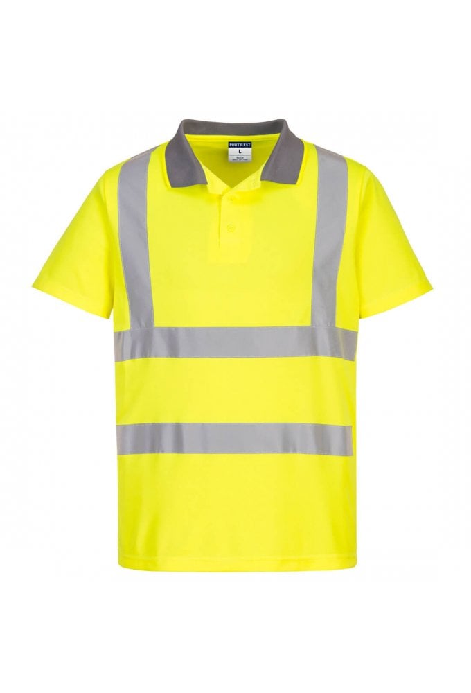 Portwest EC10 - Eco Hi-Vis Polo Shirt (6 Pack) Size Small-4XL (2 COLOURS)