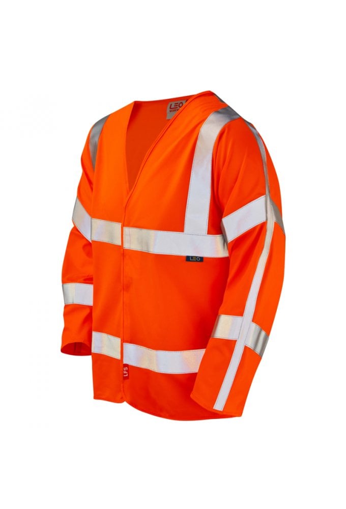 S11 Parkham Flame Retardent Hi Vis Long Sleeved Vests (Small To 6XL) 2 COLOURS