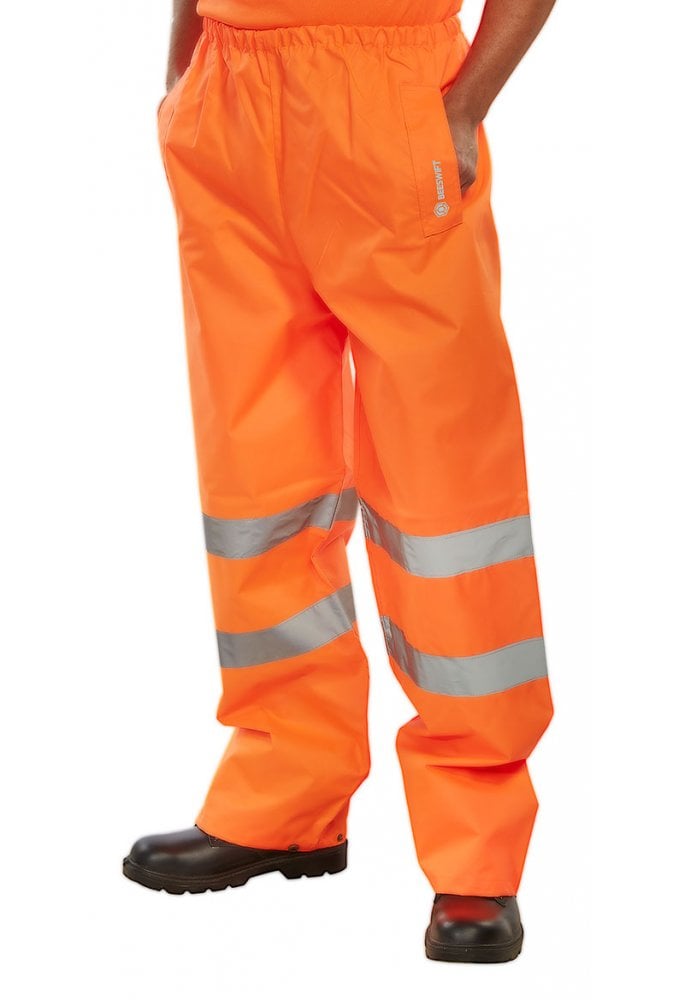 TENSY Beeswift  Hi Visibility Overtrousers (Small To 4XL) 2 COLOURS