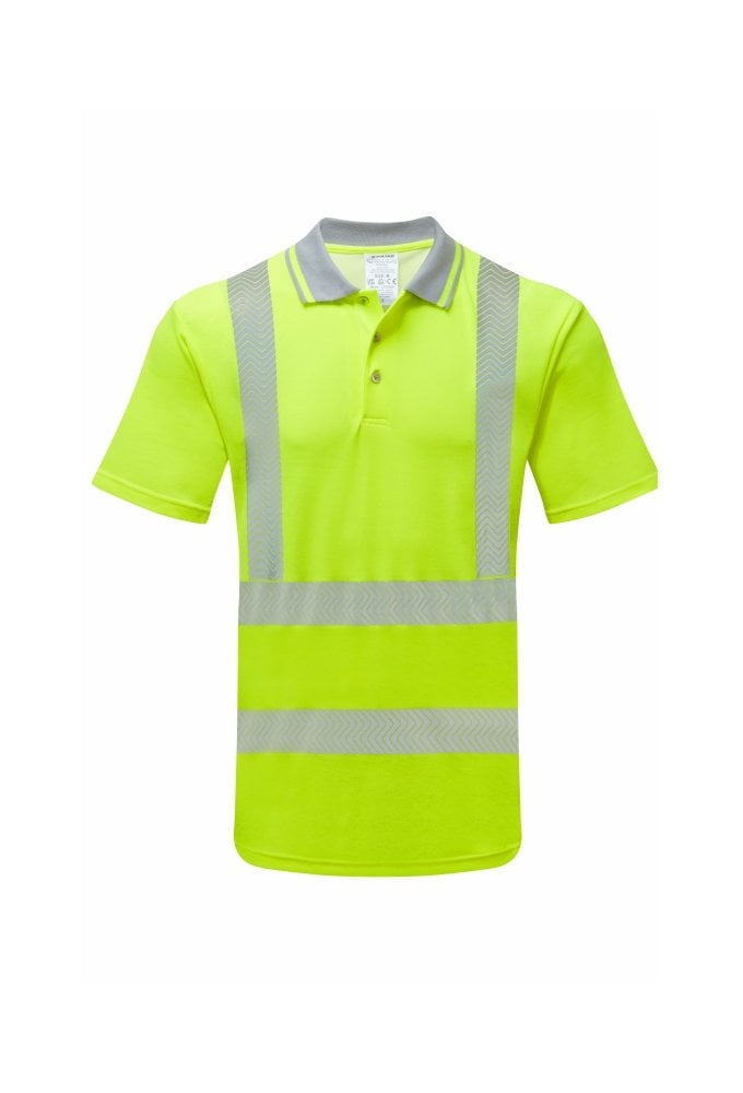 LFE900-YEL Pulsar PULSAR® LIFE Men's Sustainable Polo Shirt Size Small-6XL