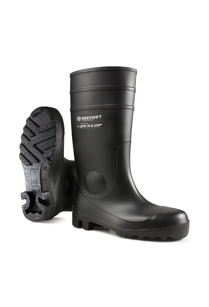 DUNLOP ASTON SAFETY WELLINGTON BLACK (SIZE 3 TO 13)