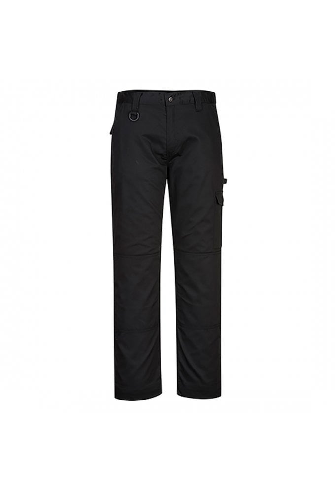 CD884 Portwest Super Work Trousers Black (28 to 48 Waist)